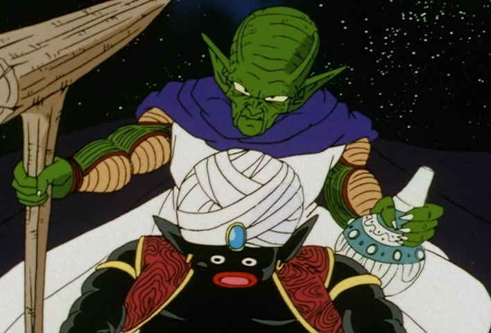 Dragon Ball Z Ep 113: It Can't Wait Until Morning!! God Decides on a Suicidal Course of Action @ 18:05