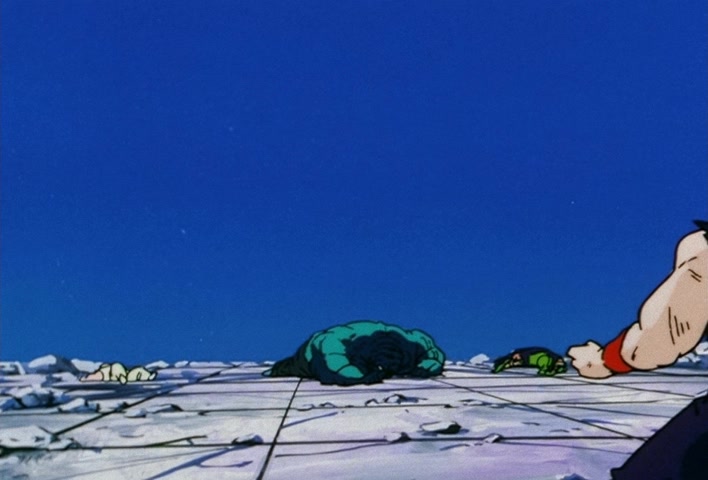 Dragon Ball Z Ep 115: The Ultra Holy Water Worked!! The World Awakens From its Nightmare @ 19:09