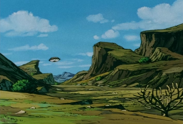Dragon Ball Z Ep 120: Freeza Halved By a Single Blow!! Another Super Saiyan @ 02:19