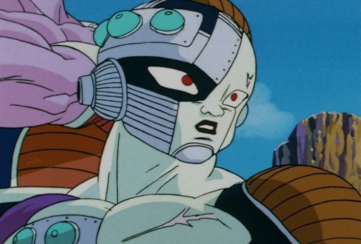 Dragon Ball Z Ep 120: Freeza Halved By a Single Blow!! Another Super Saiyan @ 03:34