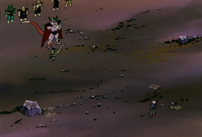 Dragon Ball Z Ep 120: Freeza Halved By a Single Blow!! Another Super Saiyan @ 03:40