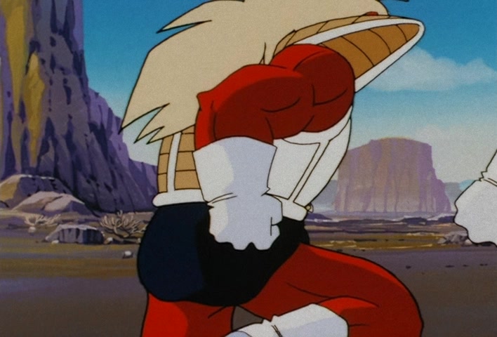 Dragon Ball Z Ep 120: Freeza Halved By a Single Blow!! Another Super Saiyan @ 04:21