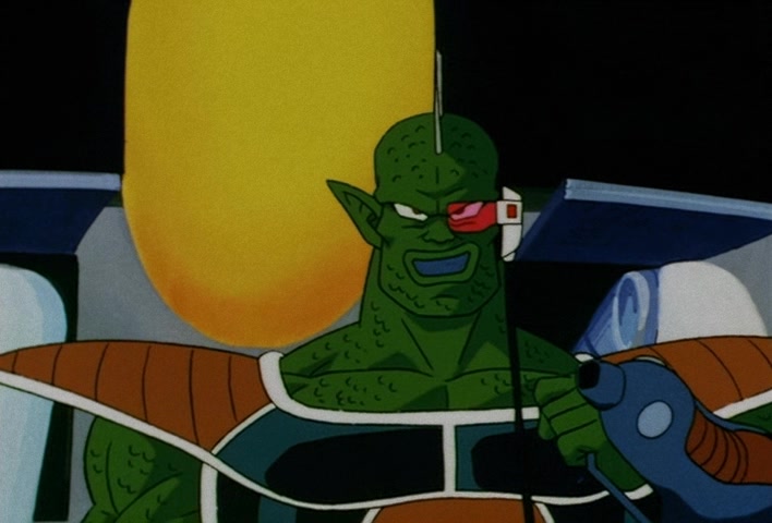 Dragon Ball Z Ep 120: Freeza Halved By a Single Blow!! Another Super Saiyan @ 04:32
