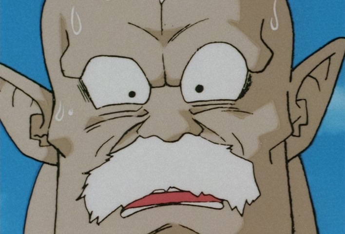 Dragon Ball Z Ep 120: Freeza Halved By a Single Blow!! Another Super Saiyan @ 06:11