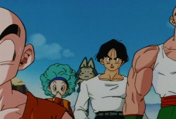 Dragon Ball Z Ep 120: Freeza Halved By a Single Blow!! Another Super Saiyan @ 07:09