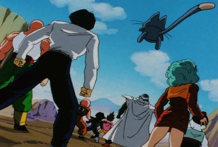 Dragon Ball Z Ep 120: Freeza Halved By a Single Blow!! Another Super Saiyan @ 07:21