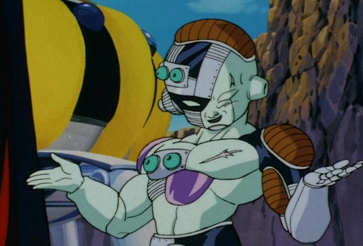 Dragon Ball Z Ep 120: Freeza Halved By a Single Blow!! Another Super Saiyan @ 09:46