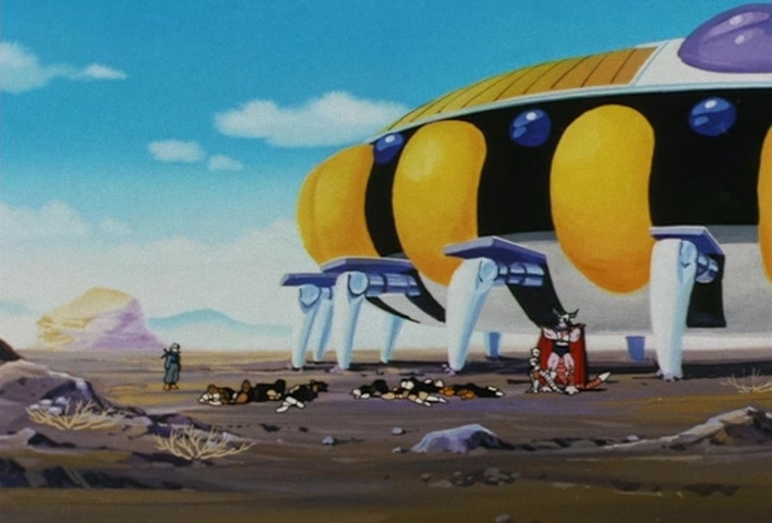Dragon Ball Z Ep 120: Freeza Halved By a Single Blow!! Another Super Saiyan @ 10:03