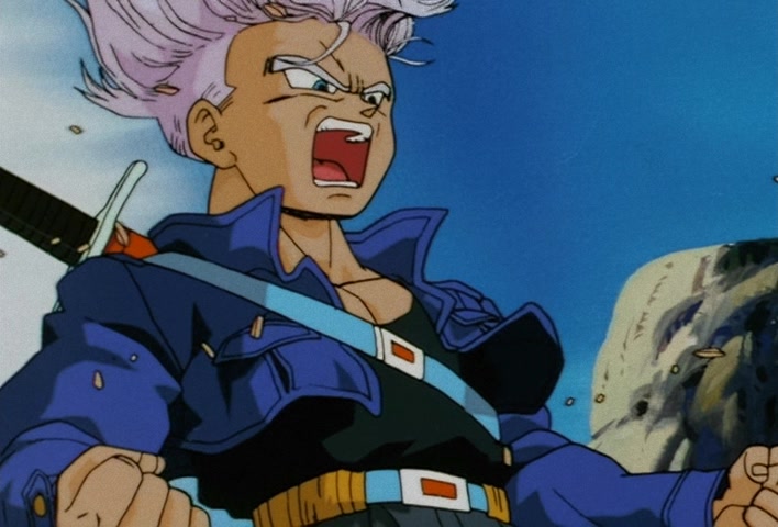 Dragon Ball Z Ep 120: Freeza Halved By a Single Blow!! Another Super Saiyan @ 11:07