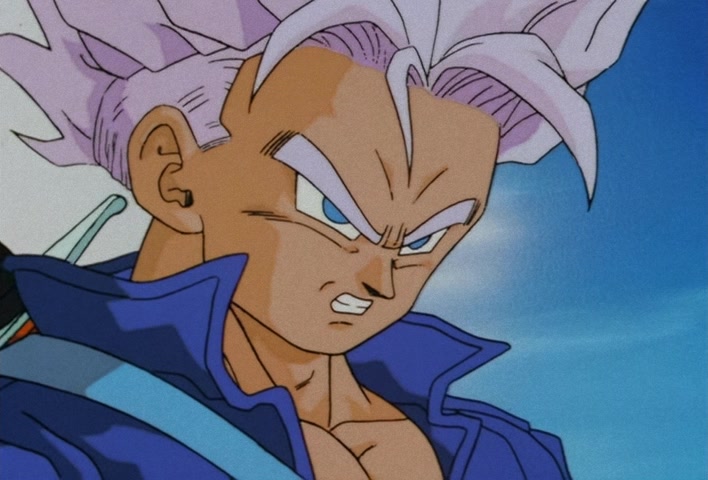 Dragon Ball Z Ep 120: Freeza Halved By a Single Blow!! Another Super Saiyan @ 12:05