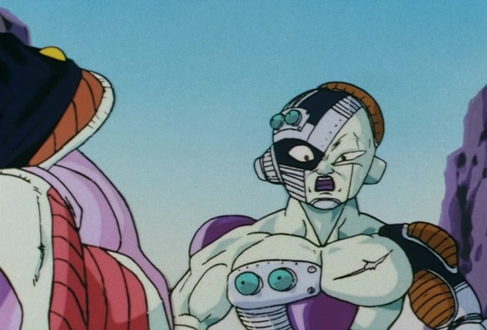 Dragon Ball Z Ep 120: Freeza Halved By a Single Blow!! Another Super Saiyan @ 13:03