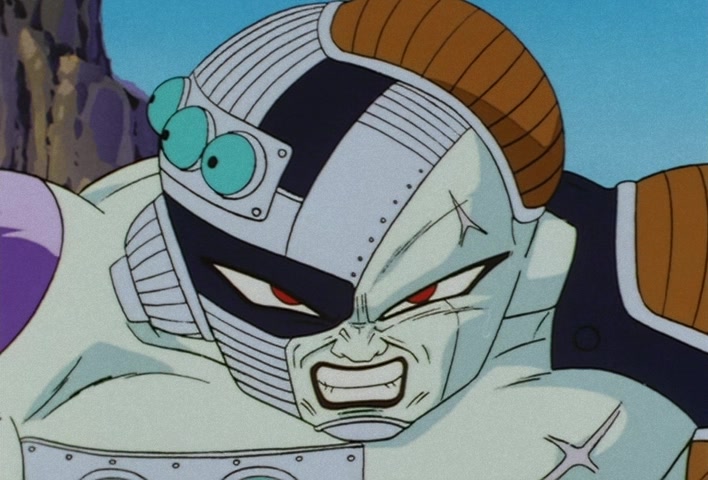 Dragon Ball Z Ep 120: Freeza Halved By a Single Blow!! Another Super Saiyan @ 13:26