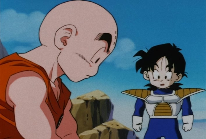 Dragon Ball Z Ep 120: Freeza Halved By a Single Blow!! Another Super Saiyan @ 13:55