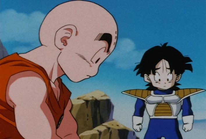 Dragon Ball Z Ep 120: Freeza Halved By a Single Blow!! Another Super Saiyan @ 14:01
