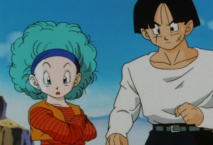 Dragon Ball Z Ep 120: Freeza Halved By a Single Blow!! Another Super Saiyan @ 15:05