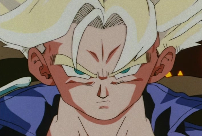 Dragon Ball Z Ep 120: Freeza Halved By a Single Blow!! Another Super Saiyan @ 16:26