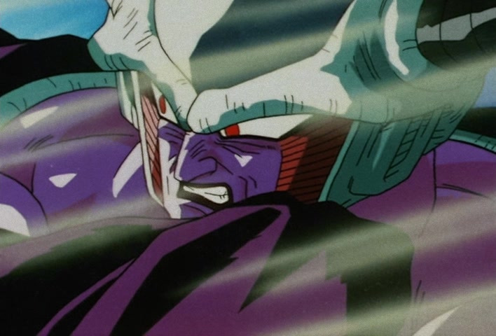 Dragon Ball Z Ep 120: Freeza Halved By a Single Blow!! Another Super Saiyan @ 16:38