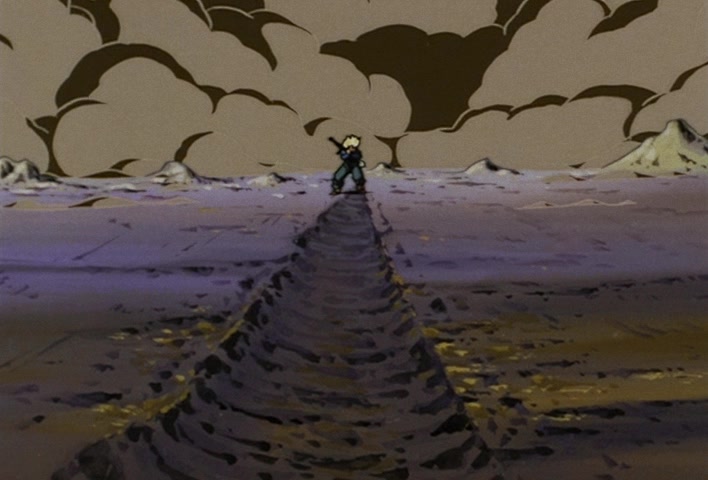 Dragon Ball Z Ep 120: Freeza Halved By a Single Blow!! Another Super Saiyan @ 17:01