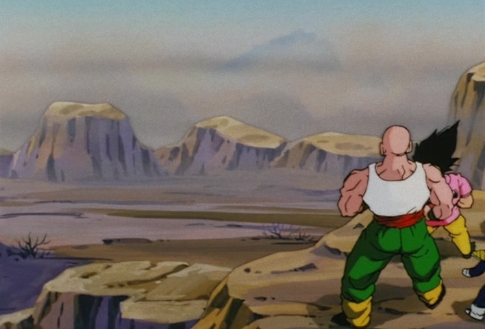 Dragon Ball Z Ep 120: Freeza Halved By a Single Blow!! Another Super Saiyan @ 17:18