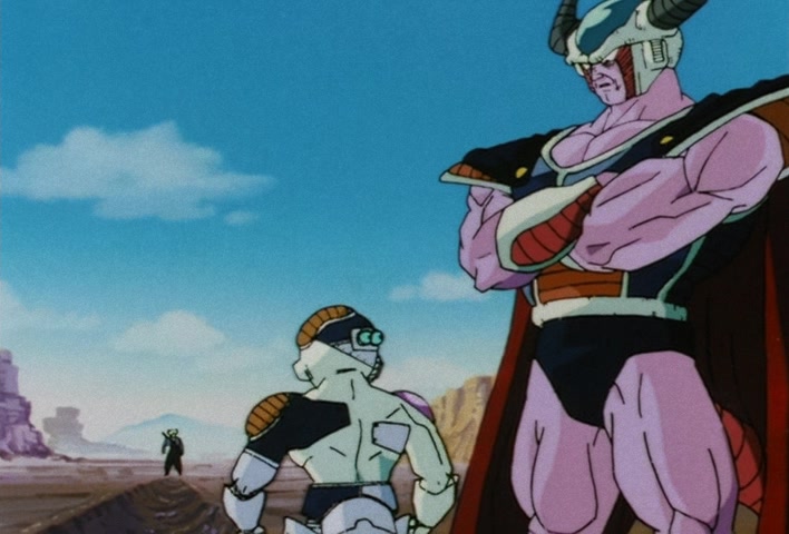 Dragon Ball Z Ep 120: Freeza Halved By a Single Blow!! Another Super Saiyan @ 18:28