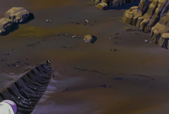 Dragon Ball Z Ep 120: Freeza Halved By a Single Blow!! Another Super Saiyan @ 18:34