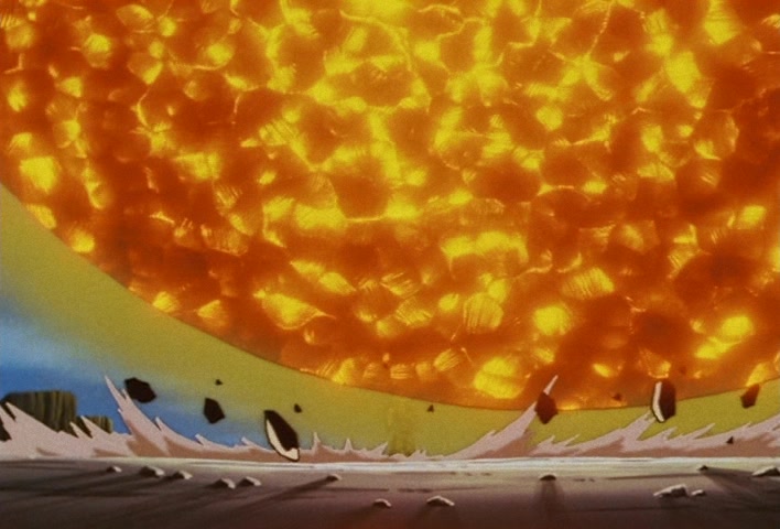 Dragon Ball Z Ep 120: Freeza Halved By a Single Blow!! Another Super Saiyan @ 19:14
