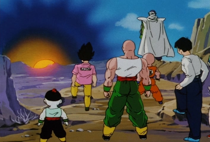 Dragon Ball Z Ep 120: Freeza Halved By a Single Blow!! Another Super Saiyan @ 19:26