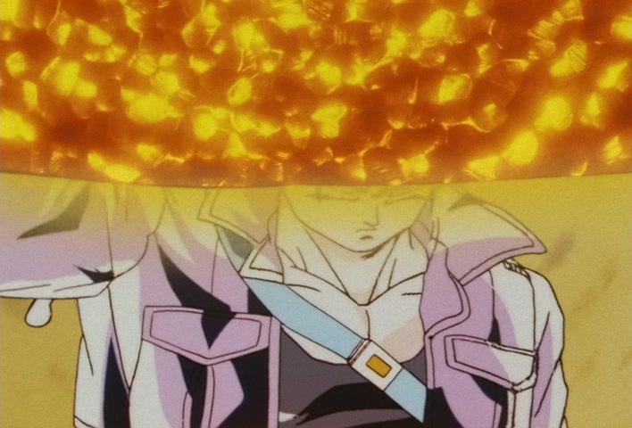Dragon Ball Z Ep 120: Freeza Halved By a Single Blow!! Another Super Saiyan @ 19:55