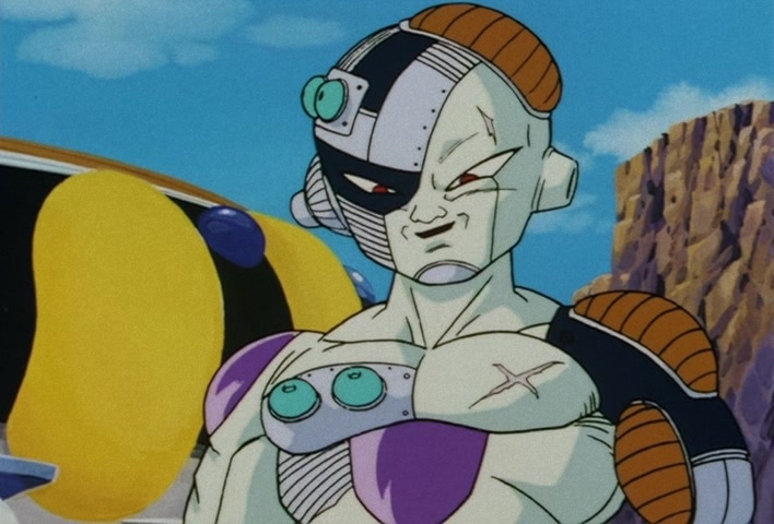 Dragon Ball Z Ep 120: Freeza Halved By a Single Blow!! Another Super Saiyan @ 20:53