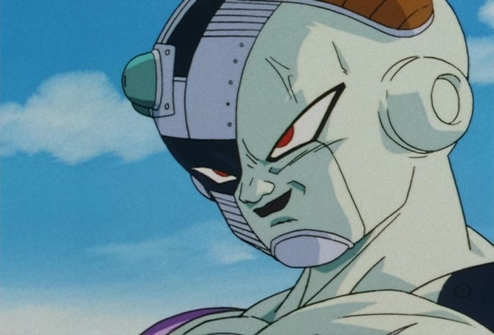 Dragon Ball Z Ep 120: Freeza Halved By a Single Blow!! Another Super Saiyan @ 21:22