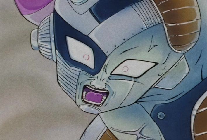 Dragon Ball Z Ep 120: Freeza Halved By a Single Blow!! Another Super Saiyan @ 21:39