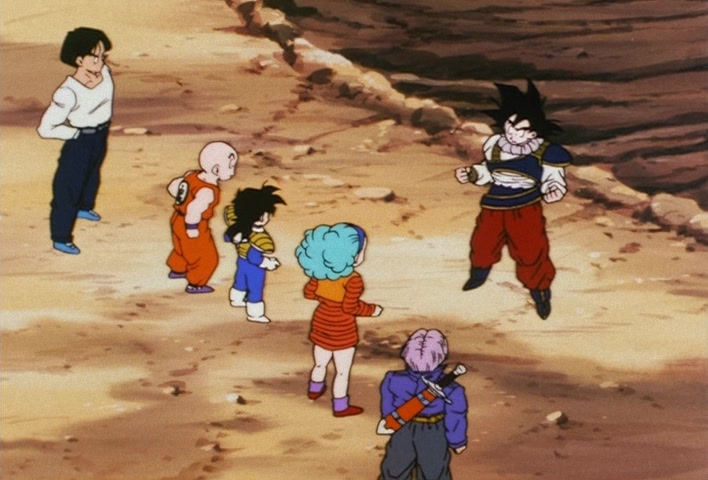 Dragon Ball Z Ep 122: My Dad is Vegeta… Confessions of the Mysterious Boy @ 04:10