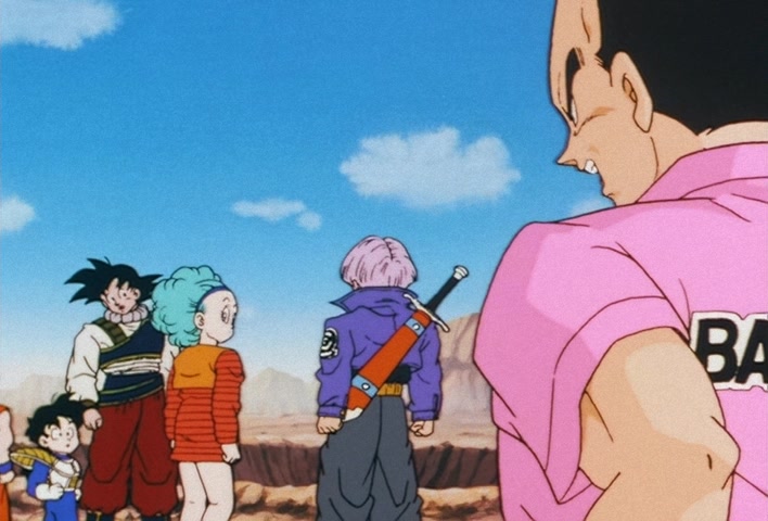 Dragon Ball Z Ep 122: My Dad is Vegeta… Confessions of the Mysterious Boy @ 04:16