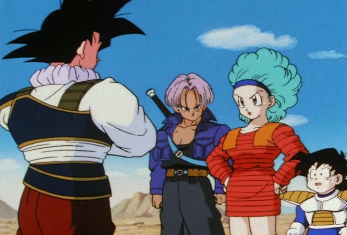Dragon Ball Z Ep 122: My Dad is Vegeta… Confessions of the Mysterious Boy @ 04:27