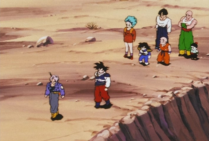 Dragon Ball Z Ep 122: My Dad is Vegeta… Confessions of the Mysterious Boy @ 04:45