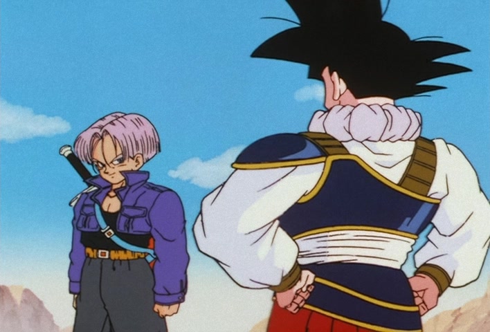 Dragon Ball Z Ep 122: My Dad is Vegeta… Confessions of the Mysterious Boy @ 05:37