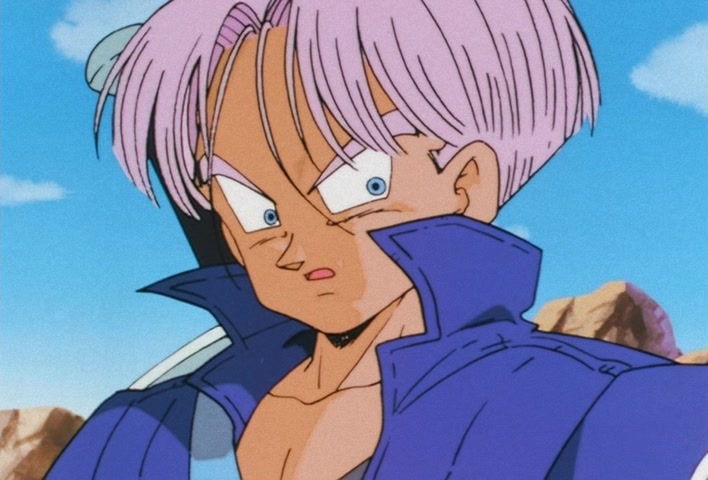 Dragon Ball Z Ep 122: My Dad is Vegeta… Confessions of the Mysterious Boy @ 05:43