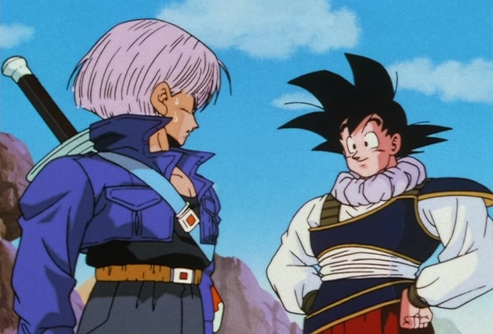 Dragon Ball Z Ep 122: My Dad is Vegeta… Confessions of the Mysterious Boy @ 05:49
