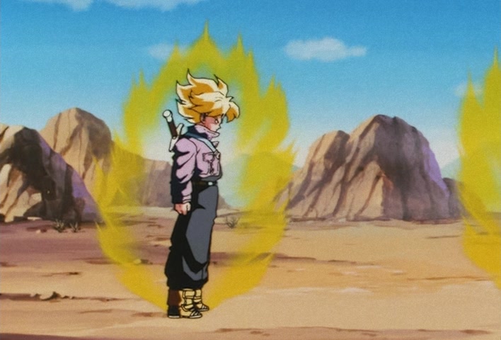 Dragon Ball Z Ep 122: My Dad is Vegeta… Confessions of the Mysterious Boy @ 08:14