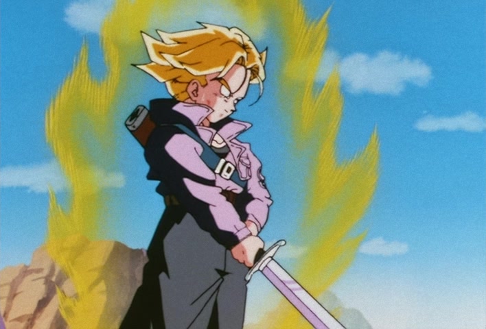 Dragon Ball Z Ep 122: My Dad is Vegeta… Confessions of the Mysterious Boy @ 08:44