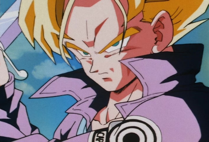 Dragon Ball Z Ep 122: My Dad is Vegeta… Confessions of the Mysterious Boy @ 09:01