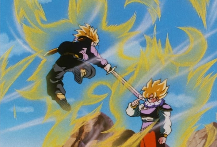 Dragon Ball Z Ep 122: My Dad is Vegeta… Confessions of the Mysterious Boy @ 09:13