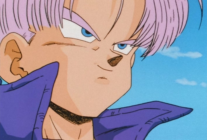 Dragon Ball Z Ep 122: My Dad is Vegeta… Confessions of the Mysterious Boy @ 09:42