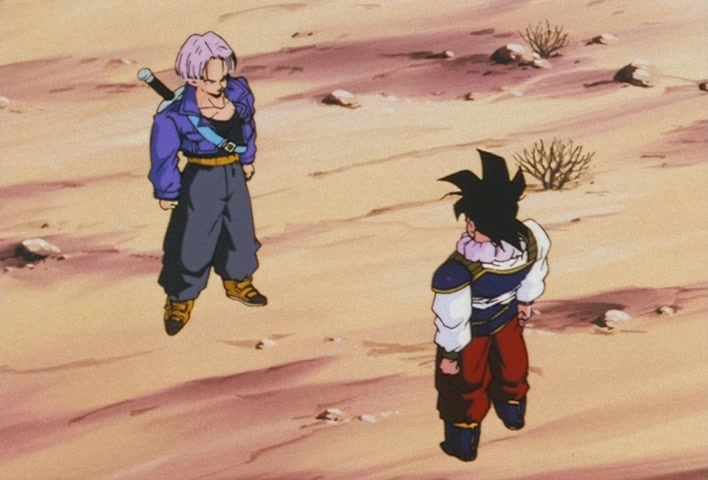Dragon Ball Z Ep 122: My Dad is Vegeta… Confessions of the Mysterious Boy @ 11:27