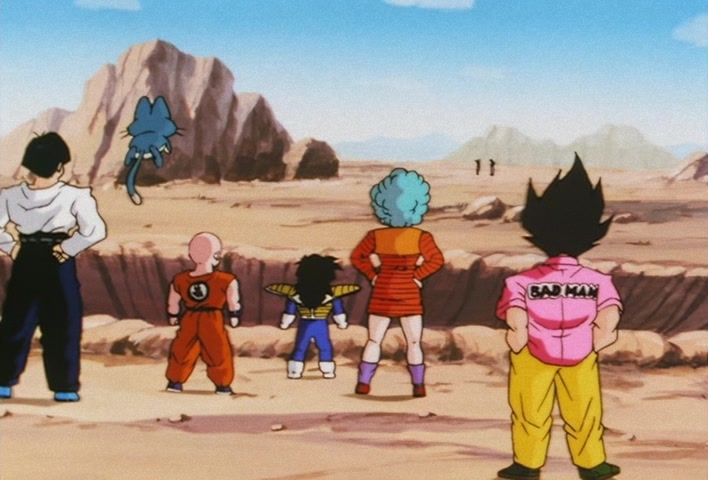 Dragon Ball Z Ep 122: My Dad is Vegeta… Confessions of the Mysterious Boy @ 12:07