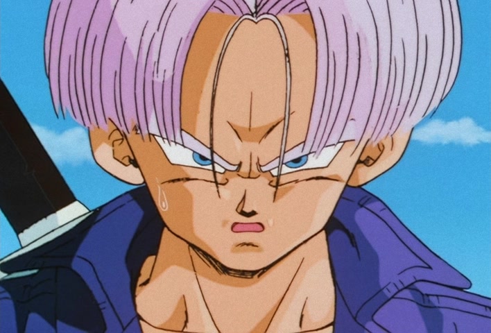 Dragon Ball Z Ep 122: My Dad is Vegeta… Confessions of the Mysterious Boy @ 12:37