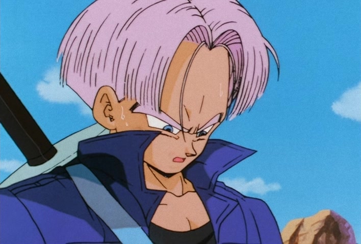 Dragon Ball Z Ep 122: My Dad is Vegeta… Confessions of the Mysterious Boy @ 13:23
