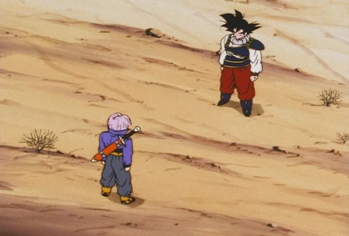 Dragon Ball Z Ep 122: My Dad is Vegeta… Confessions of the Mysterious Boy @ 14:16