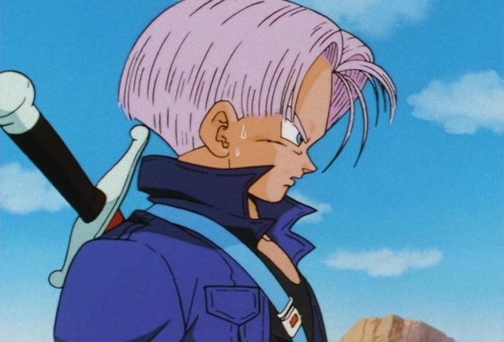 Dragon Ball Z Ep 122: My Dad is Vegeta… Confessions of the Mysterious Boy @ 14:21