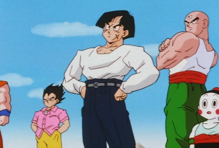 Dragon Ball Z Ep 122: My Dad is Vegeta… Confessions of the Mysterious Boy @ 15:14
